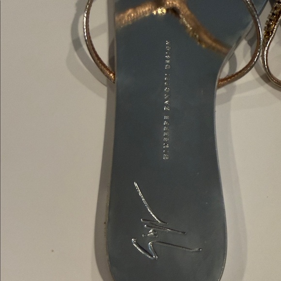 Giuseppe Zanotti Gold and Silver Sandals - Picture 5 of 5